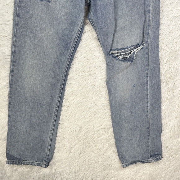 Levi’s Silvertab Jeans Men’s 30x30 Straight USA Ripped Distressed Denim - Picture 3 of 16